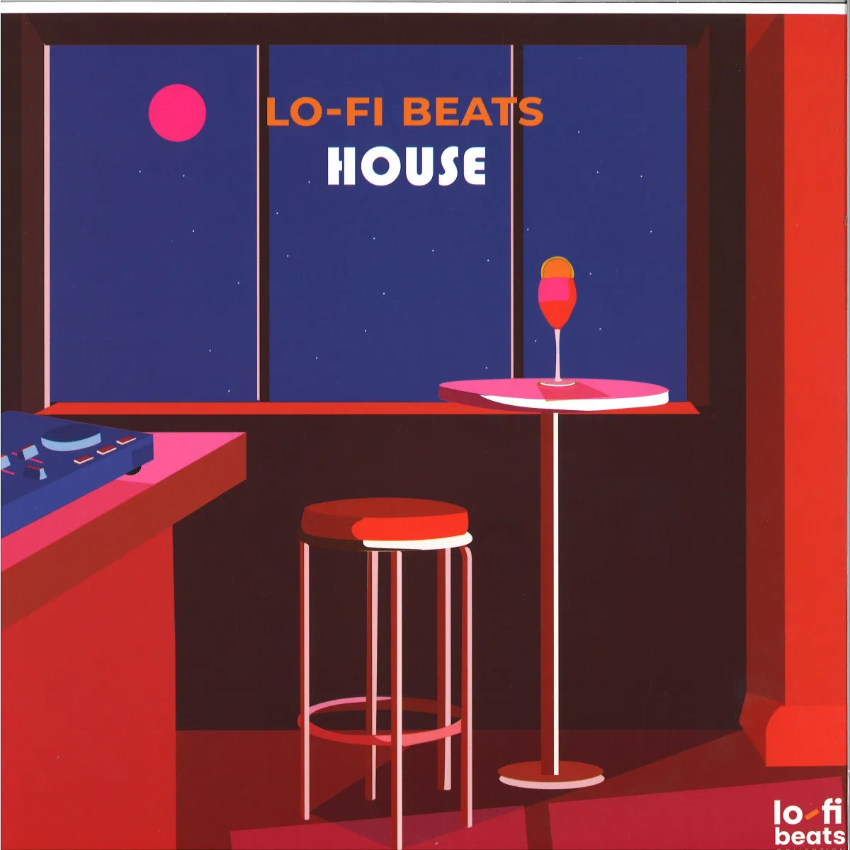 Лицевая сторона обложки — Various — LO-FI BEATS HOUSE LP
