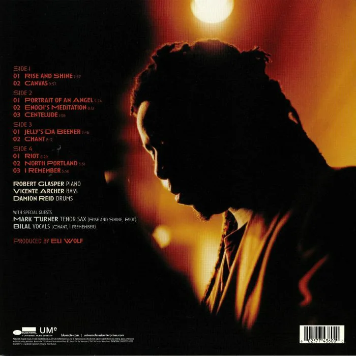 Back cover — Robert GLASPER — Canvas (reissue) (B-STOCK)