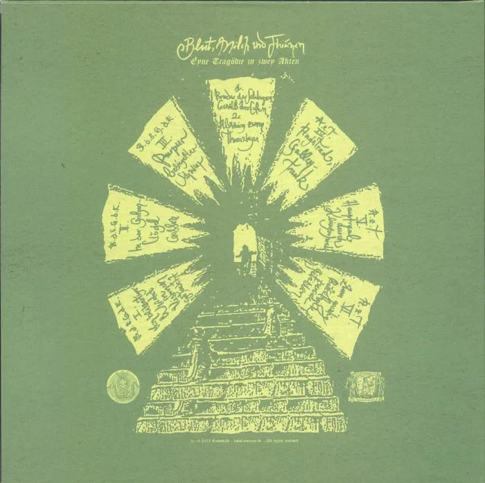Back cover — KVELGEYST — Blut Milch Und Thranen