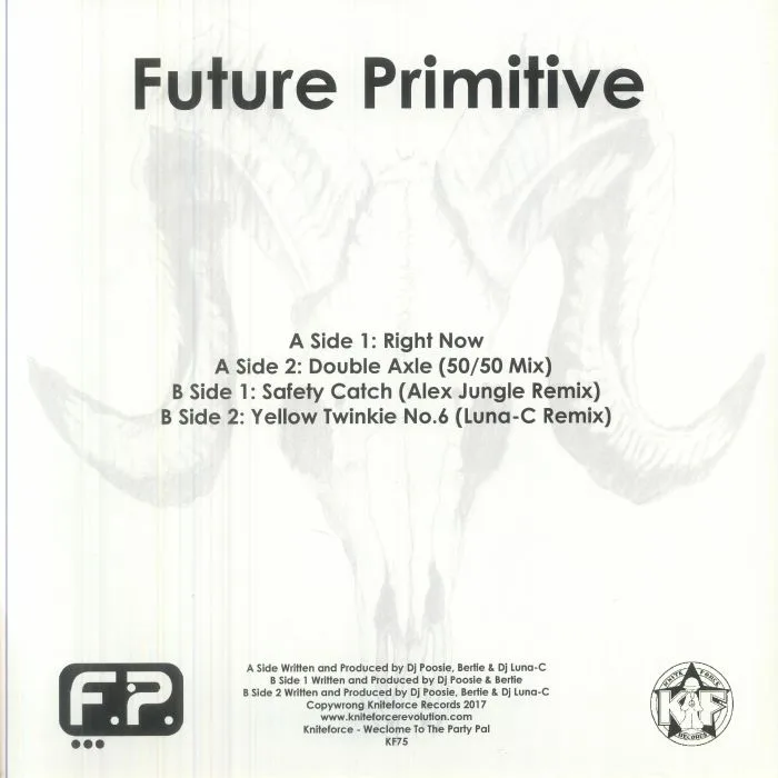 Back cover — FUTURE PRIMITIVE — Right Now EP