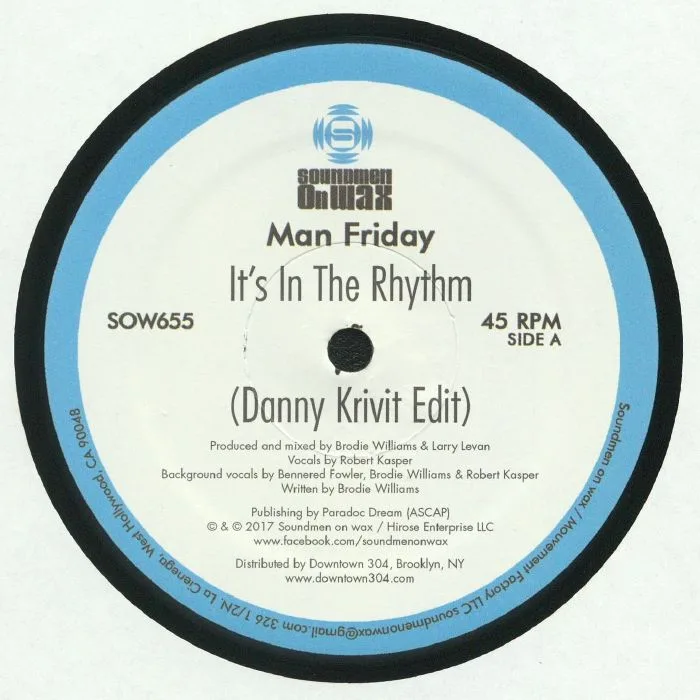 Man Friday — It's In The Rhythm (unreleased Mixes)