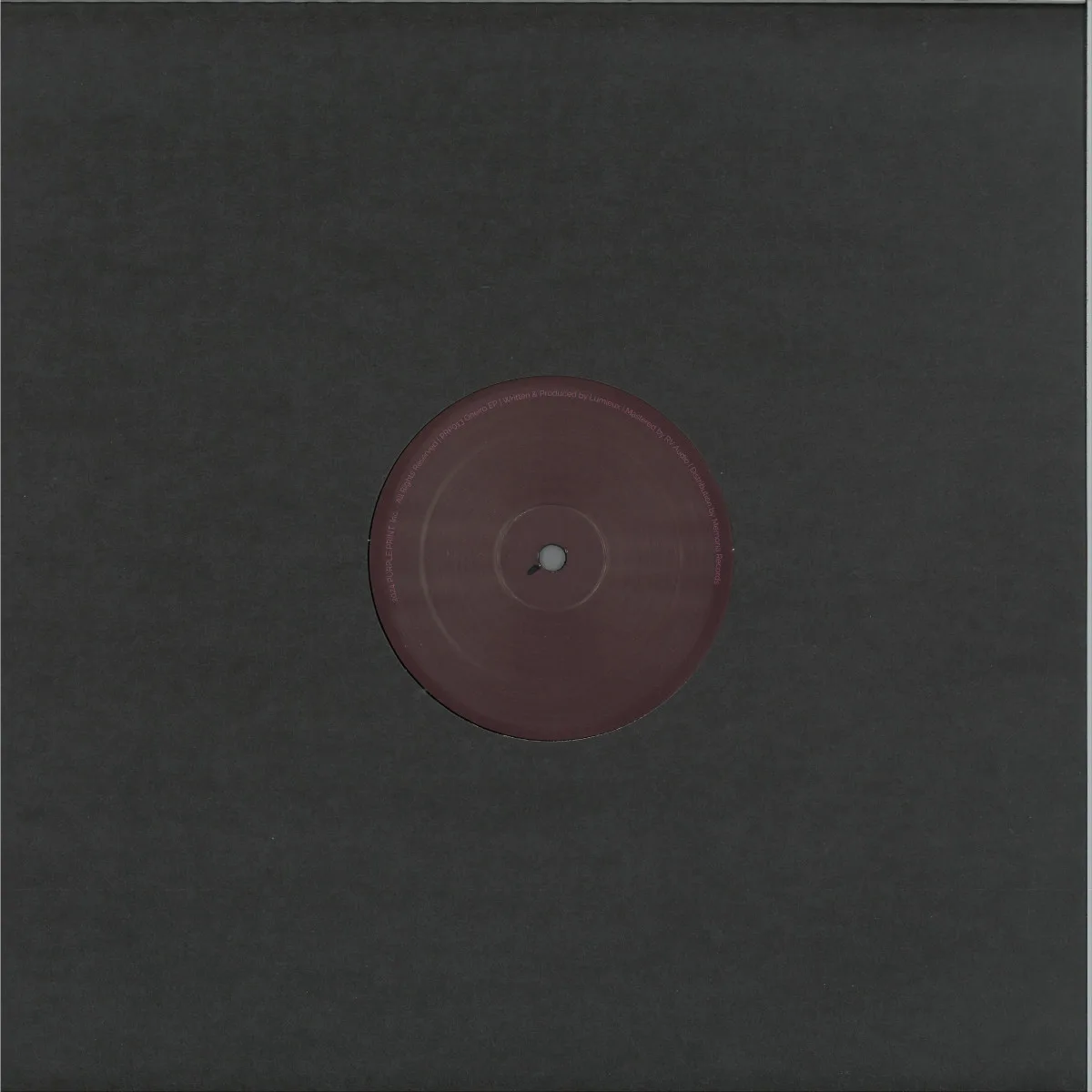 Back cover — Lumieux — Oneiro EP