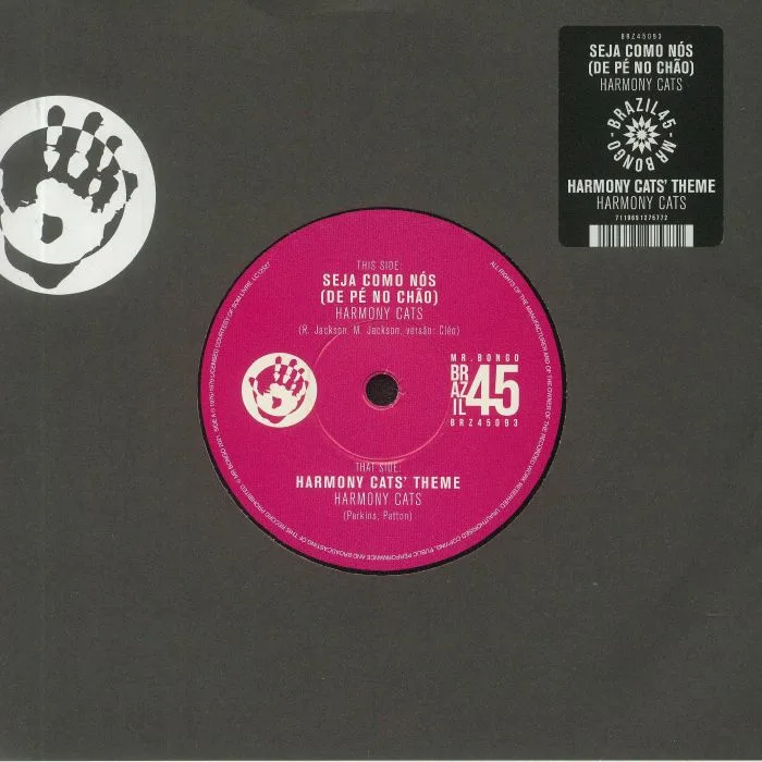 Front cover — HARMONY CATS — Seja Como Nos (De Pe No Chao)