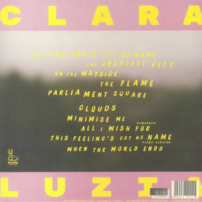 Обратная сторона обложки — CLARA LUZIA — Howl At The Moon Gaze At The Stars!