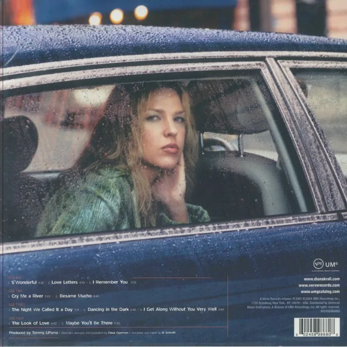 Back cover — Diana KRALL — The Look Of Love (Acoustic Sounds Series)
