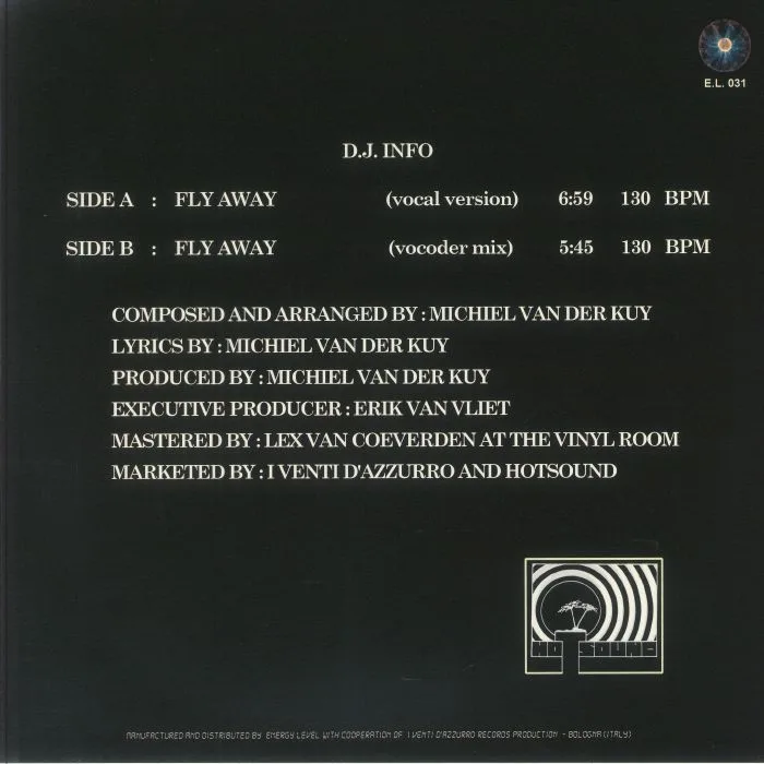 Back cover — PROOF OF ENERGY — Fly Away