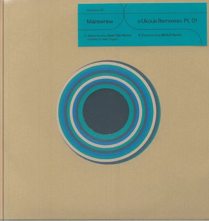 Front cover — MAREWREW — Ukouk Remixes Pt 1