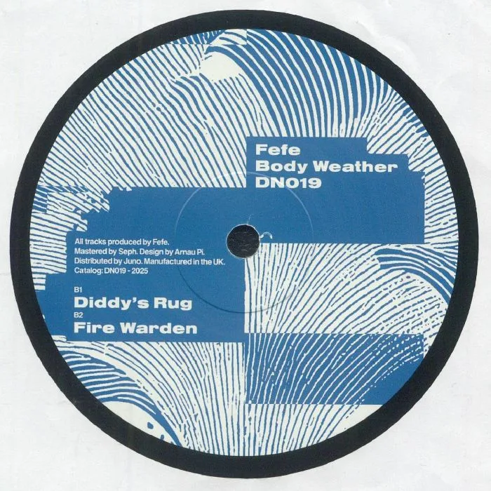 Обратная сторона обложки — FEFE — Body Weather EP