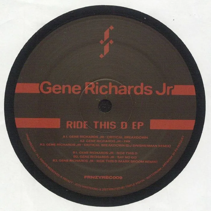 Front cover — Gene Jr RICHARDS — Ride This D EP