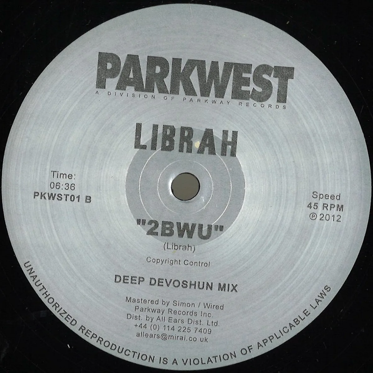 Front cover — Librah — 2bwu