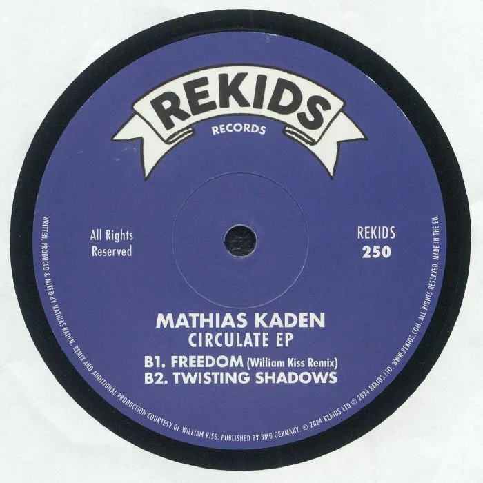 Back cover — Mathias KADEN — Circulate EP