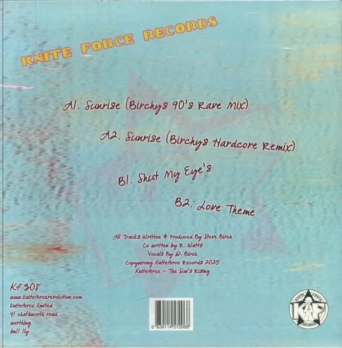 Back cover — BIRCHY — Birchy Presents Sunshine / Rapturise