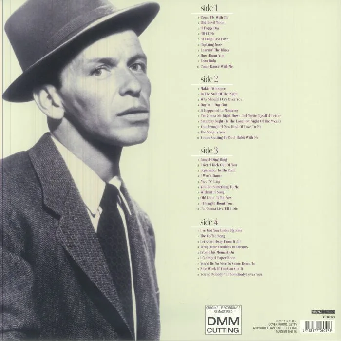 Обратная сторона обложки — Frank SINATRA — Sinatra Swings (remastered)