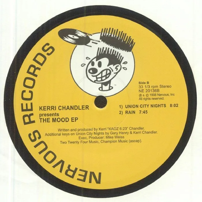 Обратная сторона обложки — Kerri CHANDLER — The Mood EP (remastered)