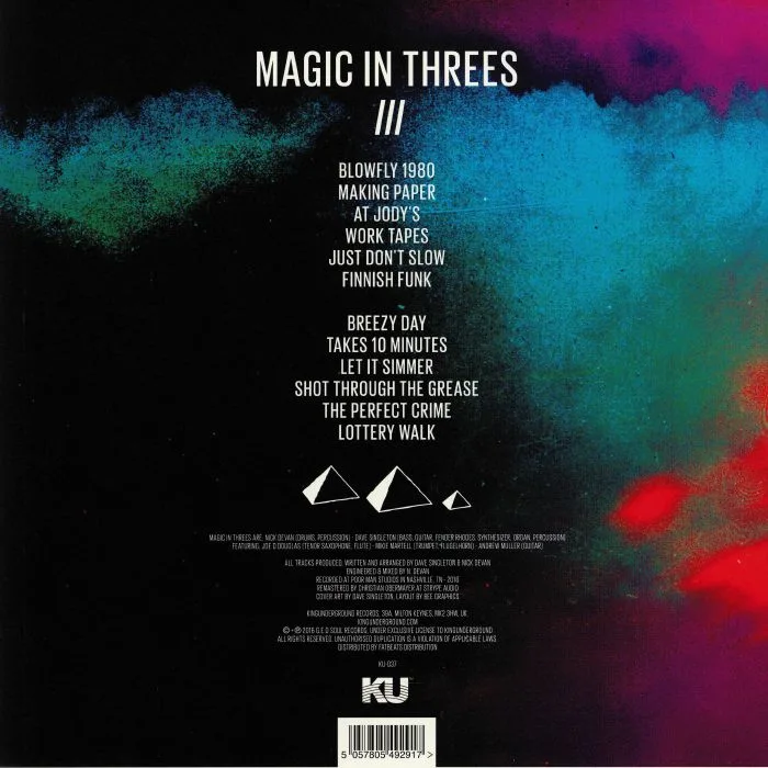 Back cover — MAGIC IN THREES — III (remastered)