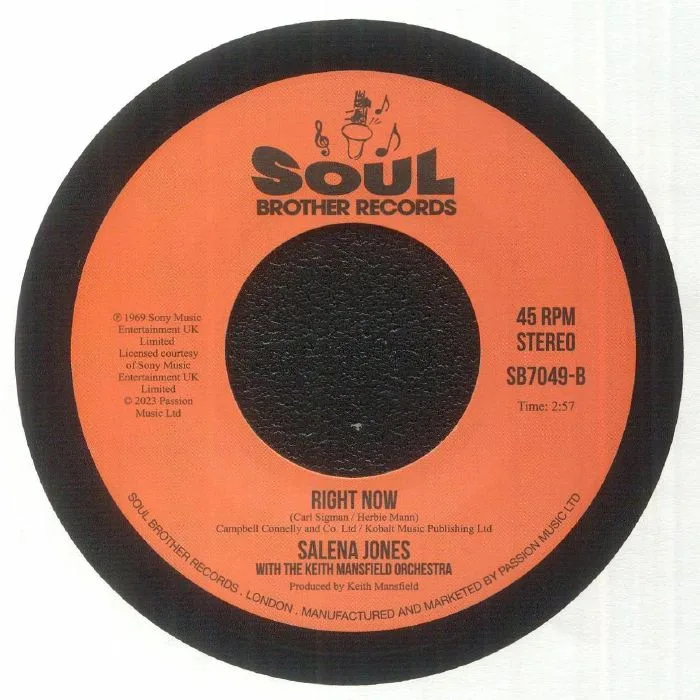 Back cover — Salena JONES — Am I The Same Girl (Soulful Strut)