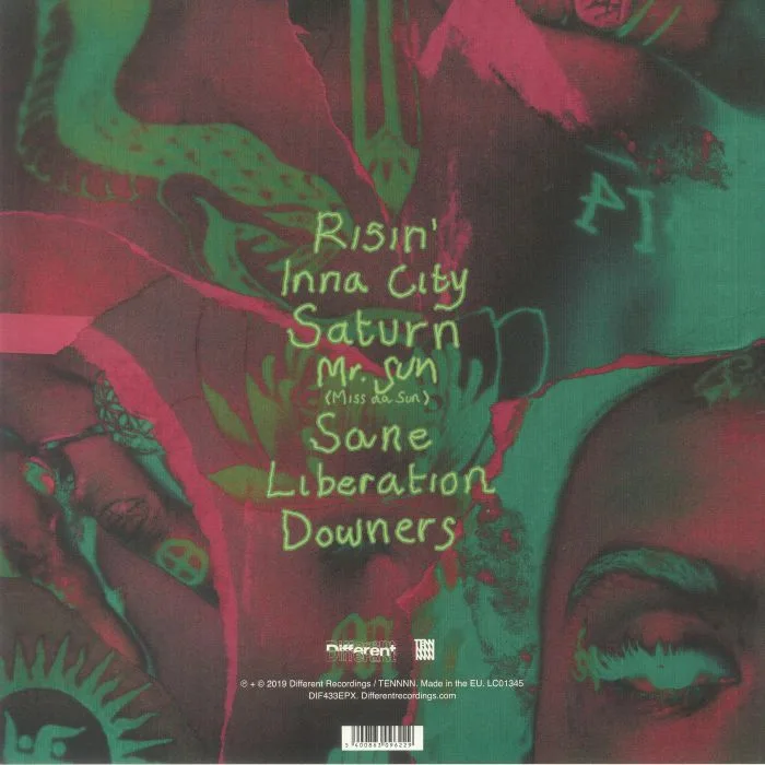 Back cover — GREENTEA PENG — Rising (Record Store Day RSD 2023)