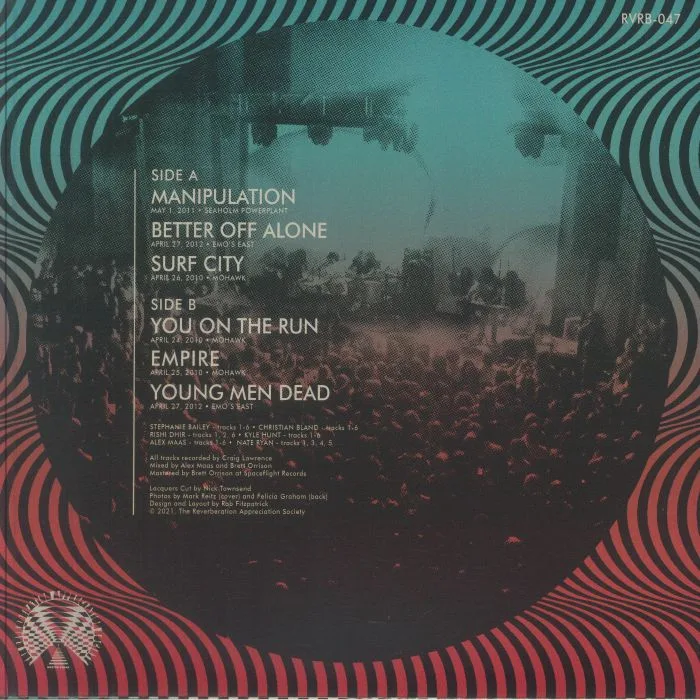 Обратная сторона обложки — The BLACK ANGELS — Live At Levitation (Fuzz Club Edition)
