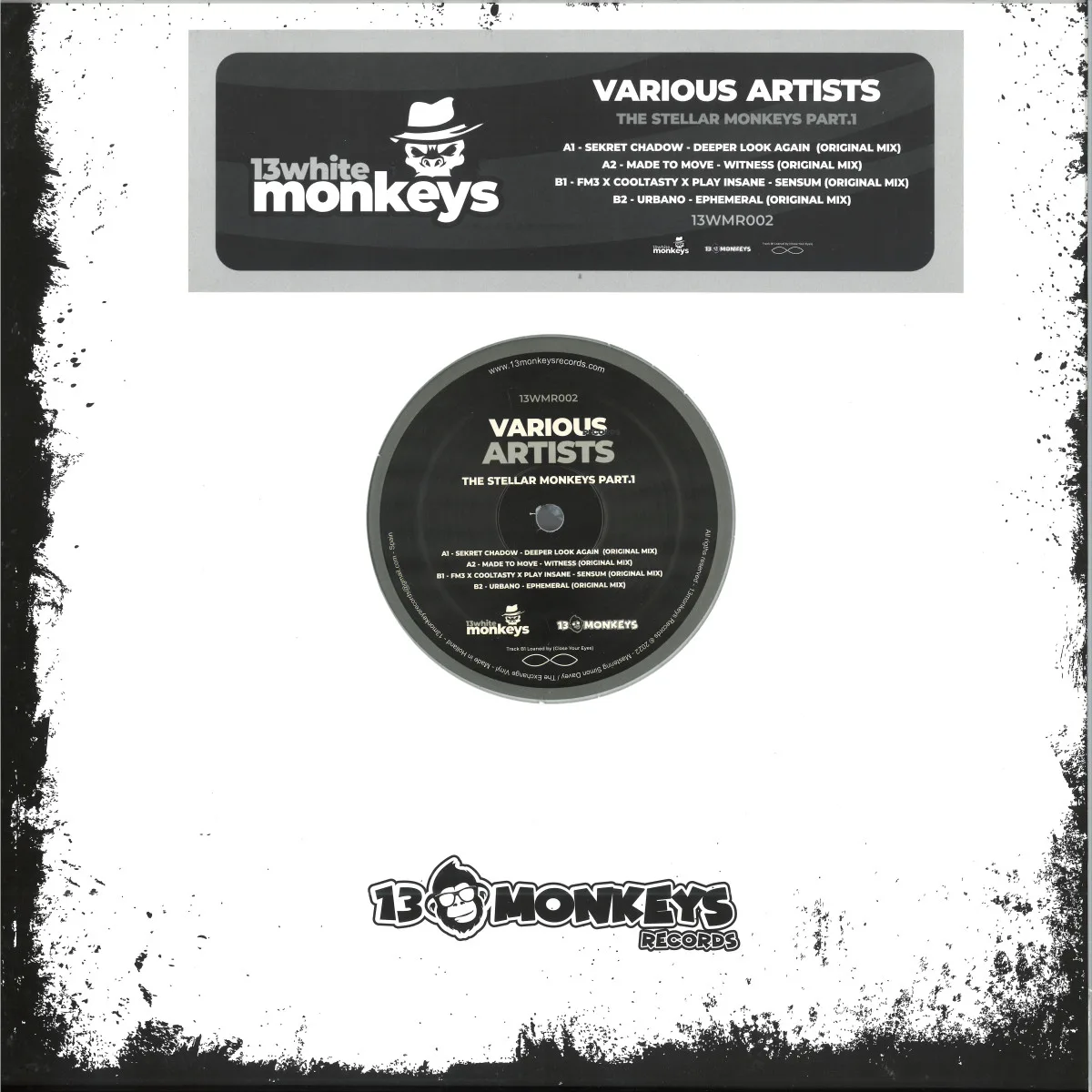 Обратная сторона обложки — Various Artists — The Stellar Monkeys Part.1