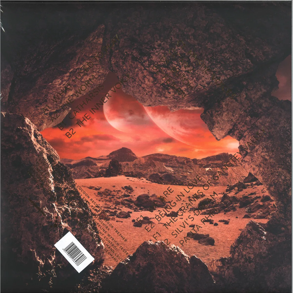 Back cover — Sven Väth — Catharsis LP 3x12"