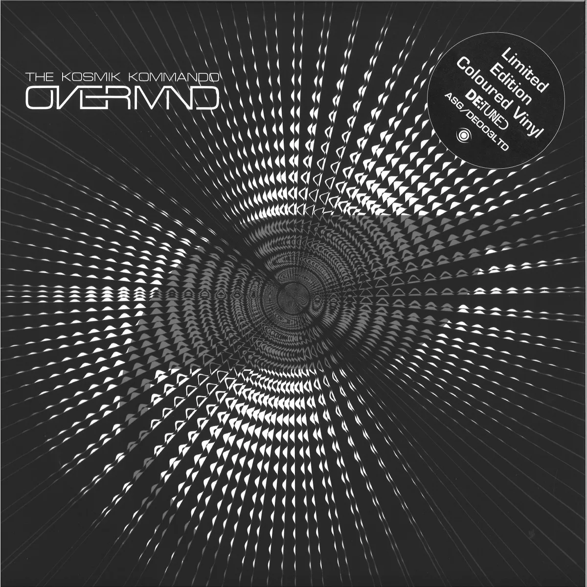 Обратная сторона обложки — The Kosmik Kommando A.k.a. Mike Dred — Overmind 2x12"