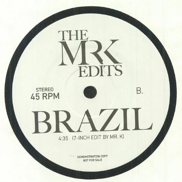 Back cover — The MR K EDITS — Giving My Love
