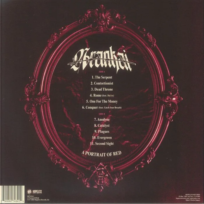 Back cover — ARANKAI — A Portrait Of Red