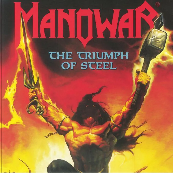 Лицевая сторона обложки — MANOWAR — The Triumph Of Steel