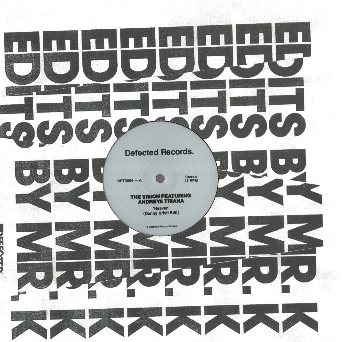 Front cover — Danny Krivit — Edits by Mr. K