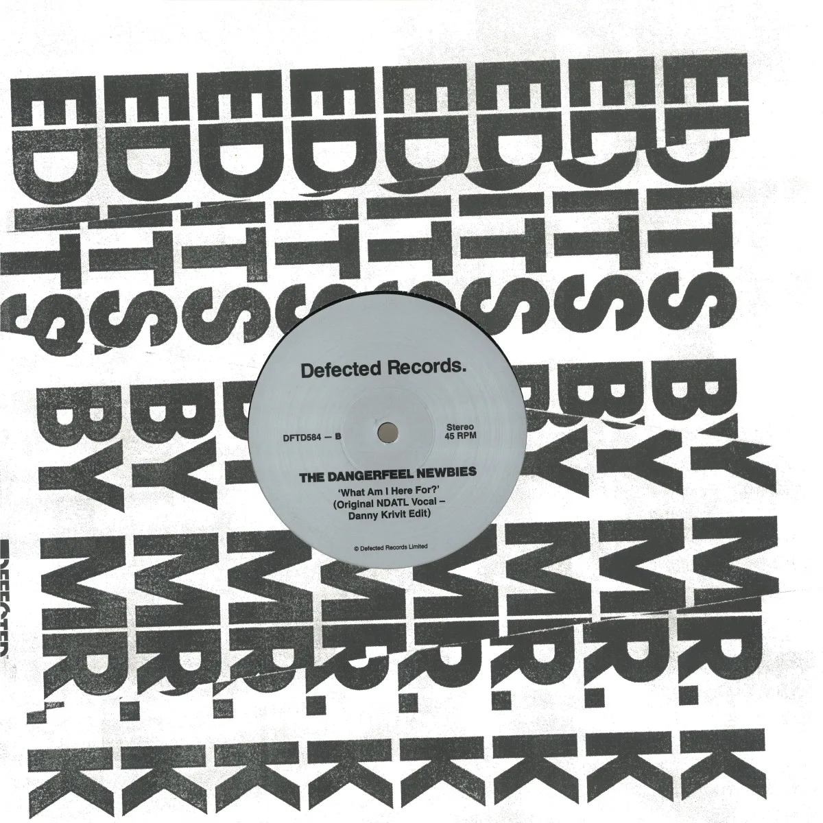 Back cover — Danny Krivit — Edits by Mr. K