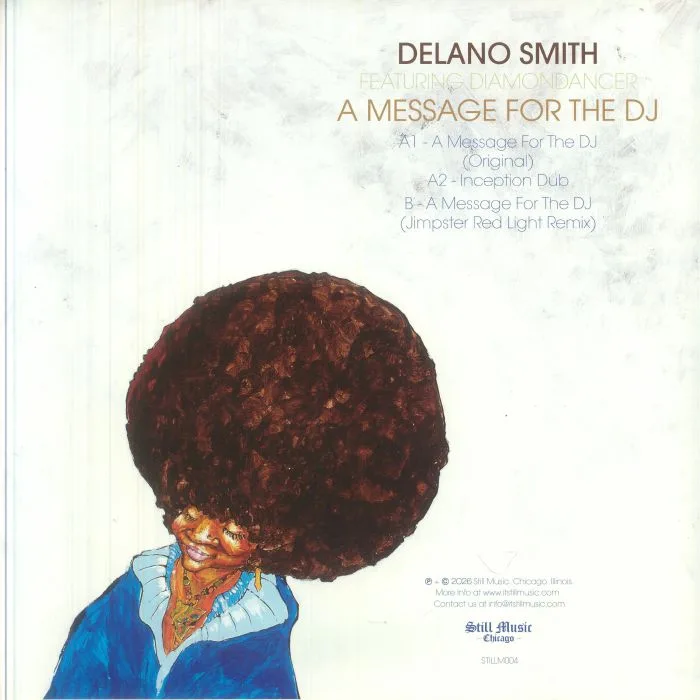 Обратная сторона обложки — Delano SMITH feat DIAMONDANCER — A Message For The DJ (reissue)