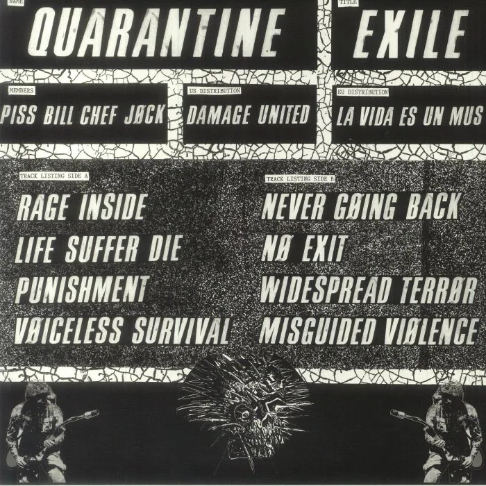 Обратная сторона обложки — QUARANTINE — Exile