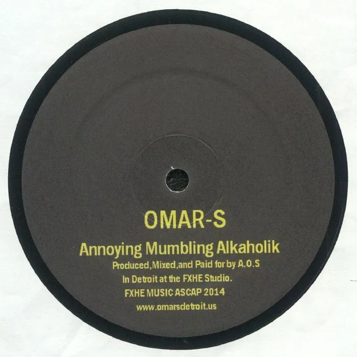 Front cover — OMAR S — Annoying Mumbling Alkaholik