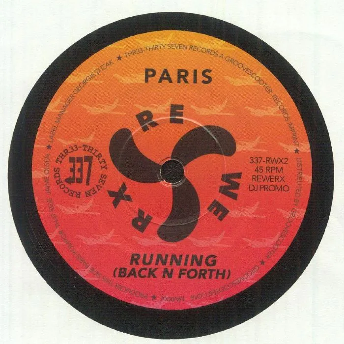 Лицевая сторона обложки — PARIS / BEDS — 337 Records Presents Rewerx 2