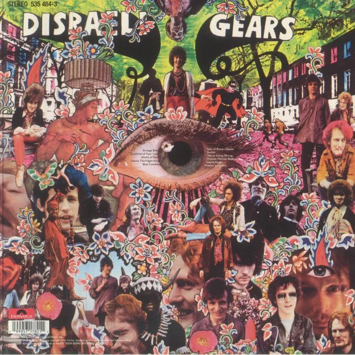 Back cover — CREAM — Disraeli Gears