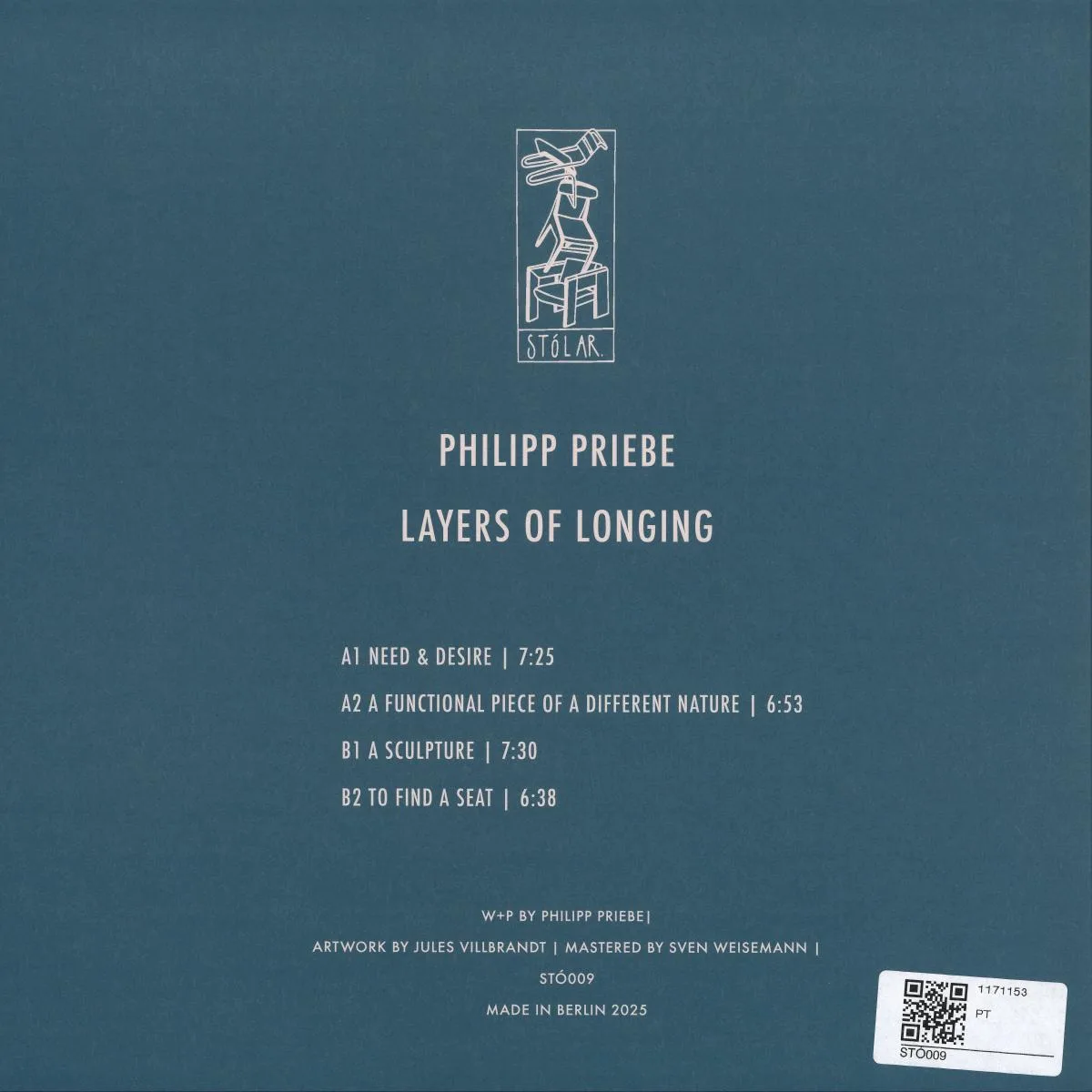 Обратная сторона обложки — Philipp Priebe — Layers Of Longing