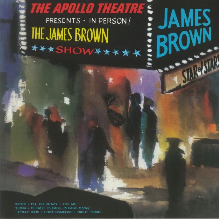 Лицевая сторона обложки — James BROWN — Live At The Apollo (reissue)
