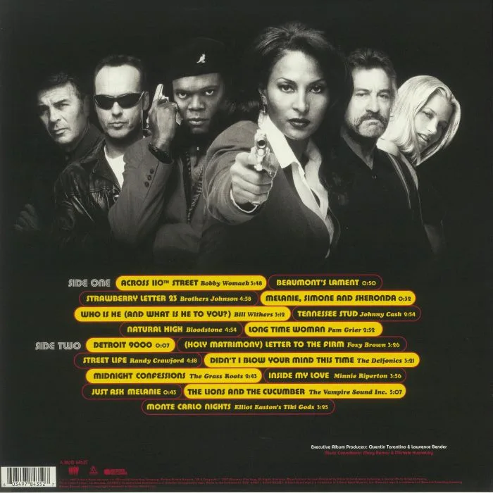 Обратная сторона обложки — VARIOUS — Jackie Brown (Soundtrack)