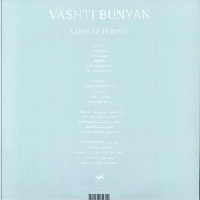 Обратная сторона обложки — Vashti BUNYAN — Lookaftering (20th Anniversary Expanded Edition)