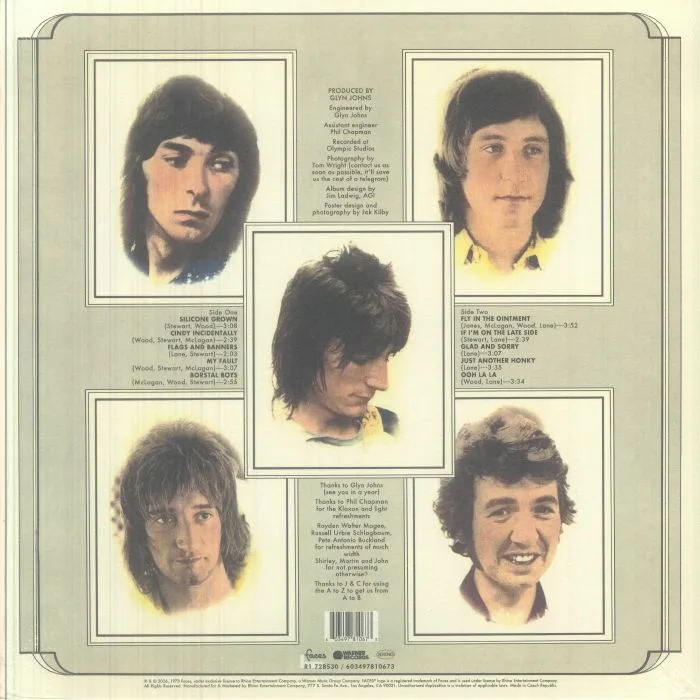 Back cover — FACES — Ooh La La (reissue)