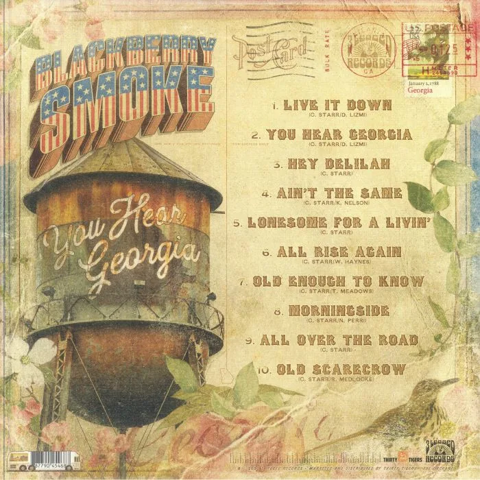 Обратная сторона обложки — BLACKBERRY SMOKE — You Hear Georgia (reissue)