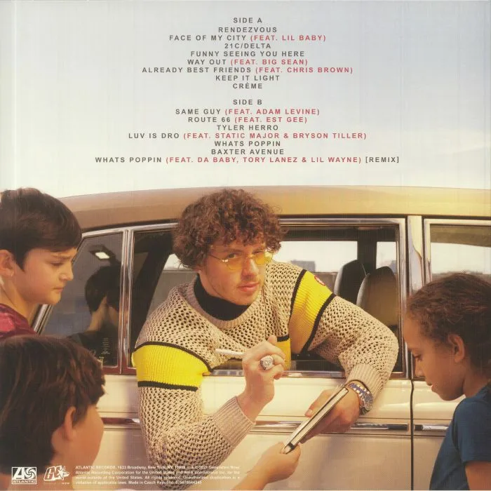 Обратная сторона обложки — Jack HARLOW — Thats What They All Say