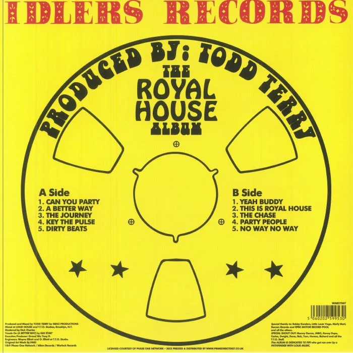 Обратная сторона обложки — Royal House — Can You Party?