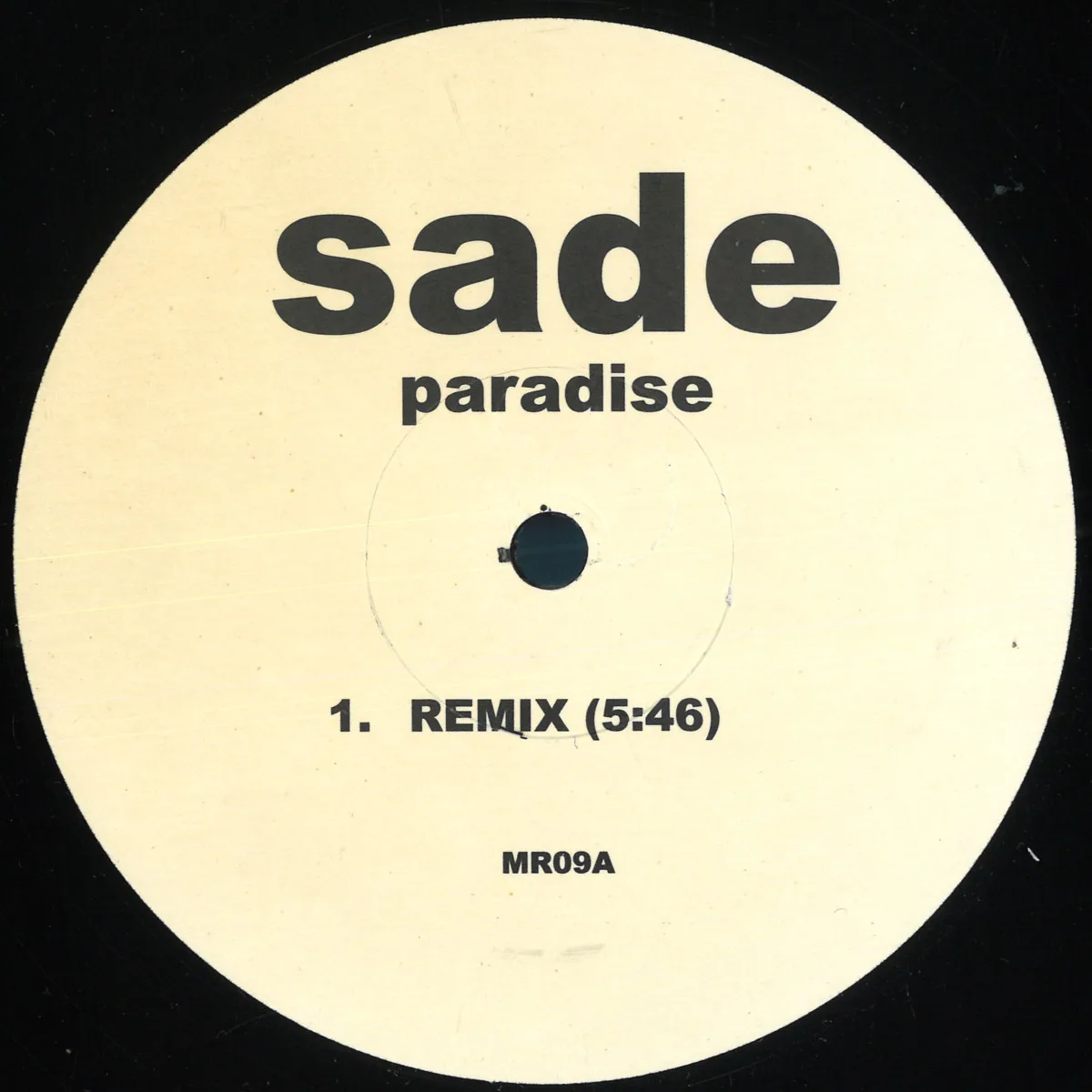 Лицевая сторона обложки — Sade — Paradise / By Your Side (Remixes)