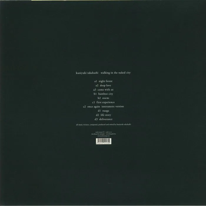 Back cover — Kuniyuki TAKAHASHI — Walking In The Naked City