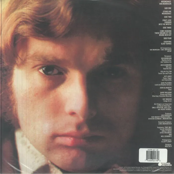 Обратная сторона обложки — Van MORRISON — Moondance (reissue)