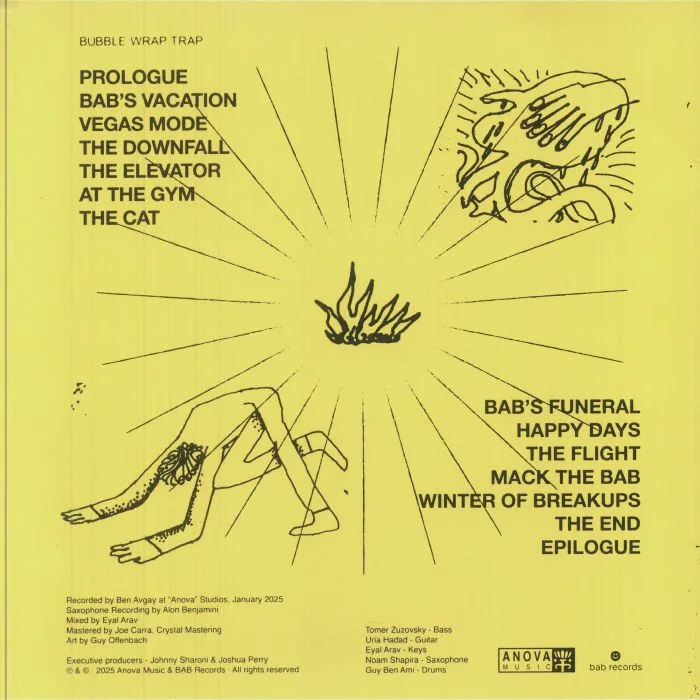 Back cover — BUBBLE WRAP TRAP — Enter The Bab