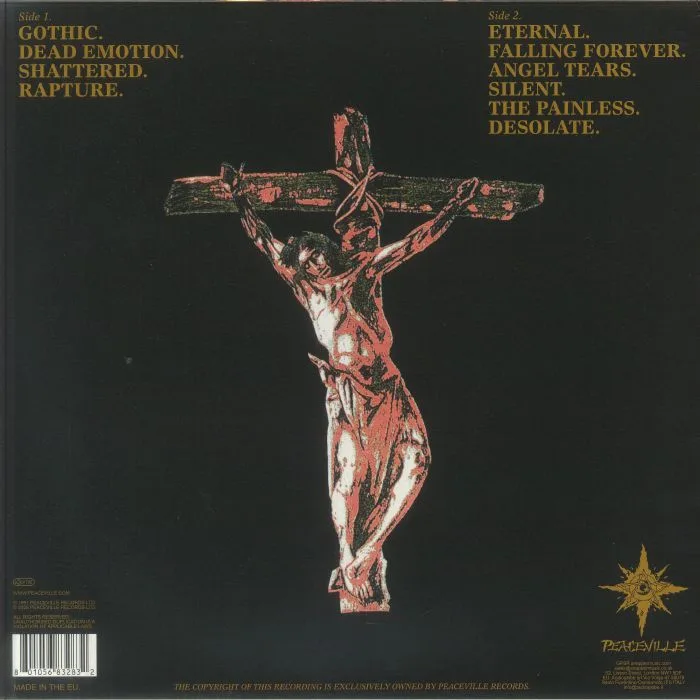 Обратная сторона обложки — PARADISE LOST — Gothic (35th Anniversary Edition)