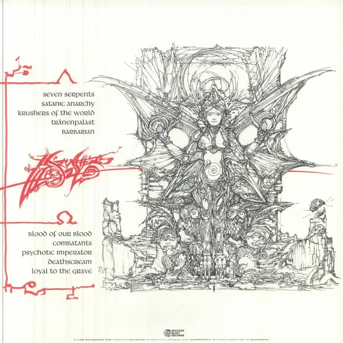 Back cover — KREATOR — Krushers Of The World