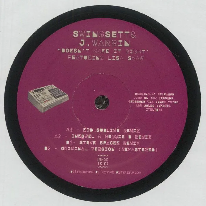 Back cover — SWINGSETT & J WARRIN with LISA SHAW — Doesn't Make It Right